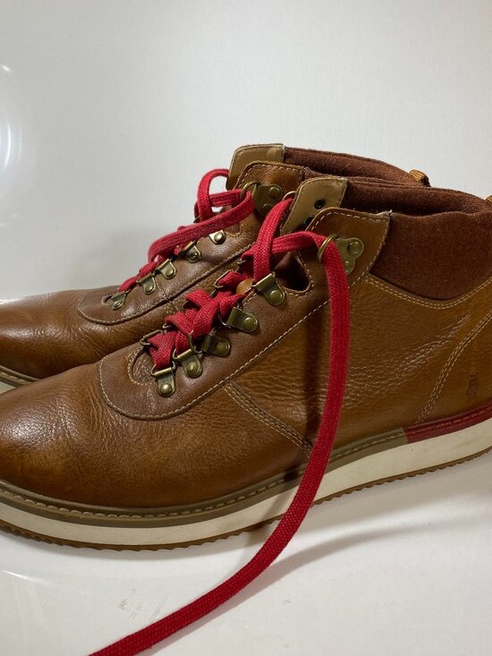 HUSH PUPPIES Bounce Plus Heath Hiker Boots Brown Leather Men\'s Sz 9.5 Comfort main image 14